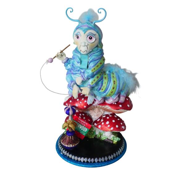 Kurt Adler Other - NEW Kurt Adler 15-inch Hollywood Caterpillar Nutcracker Alice in Wonderland